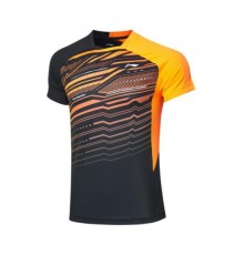 Men's T-shirt Jersey Li-ning Black/orange