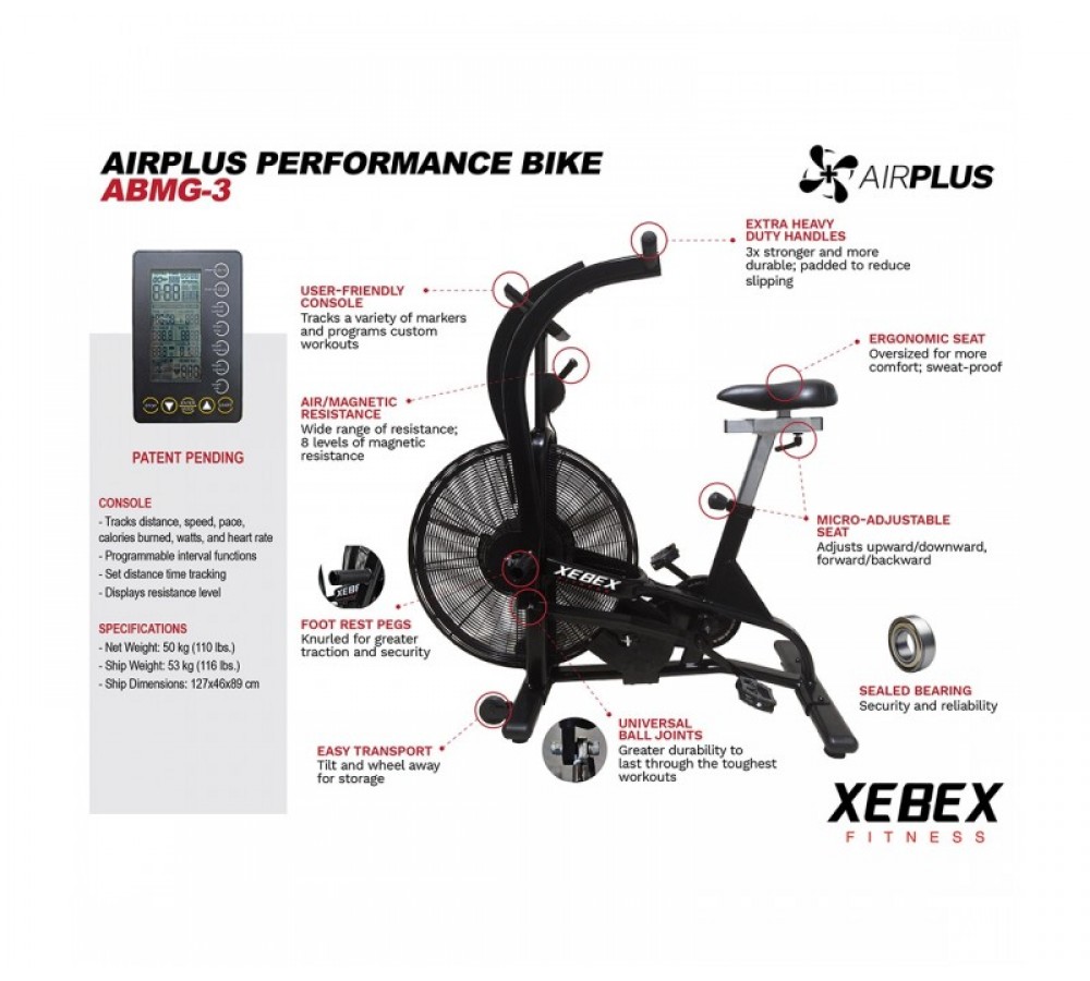 Тренажер Xebex Air Resistance Bike