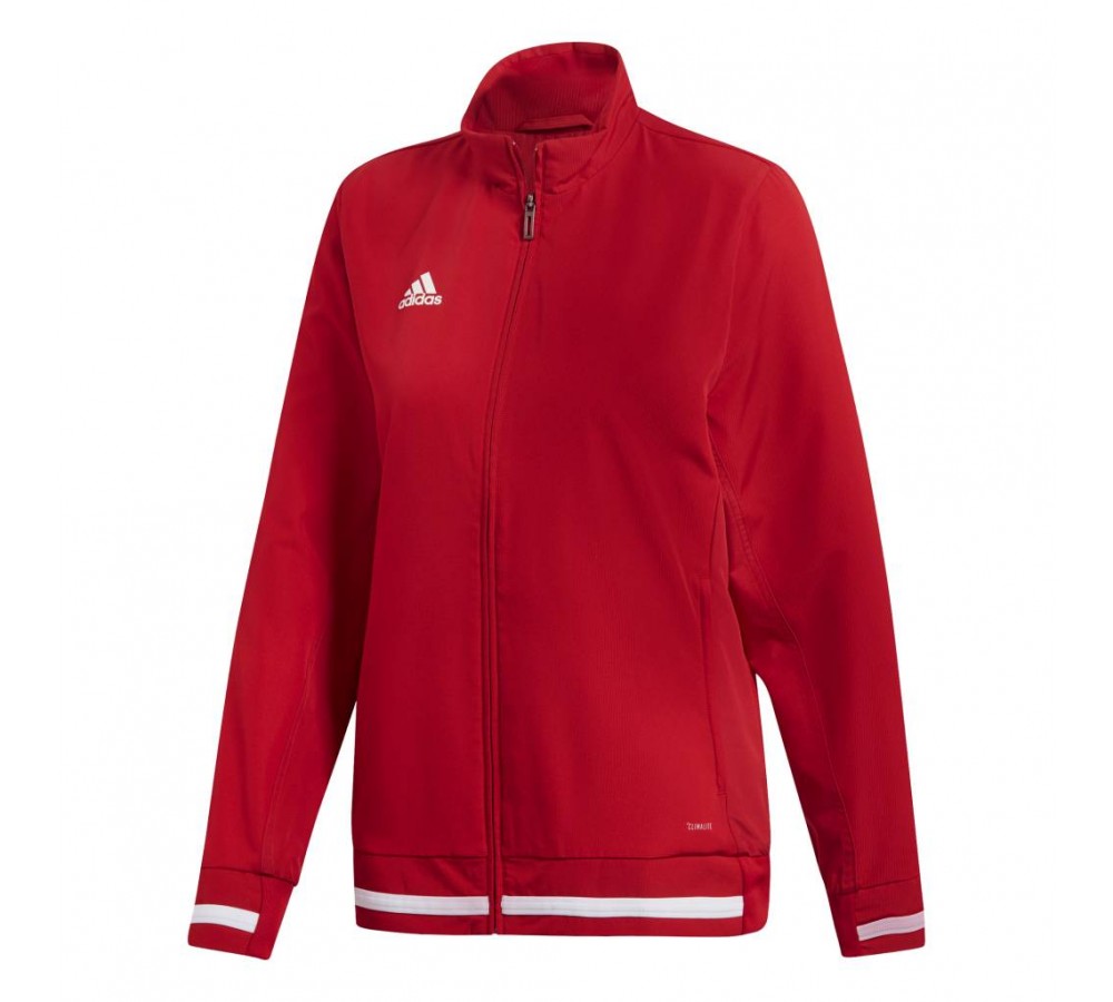 Adidas T19 Woven Jacket W Red women's jacket