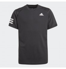 T-shirt Adidas Club 3 Stripe Tee B Black for children