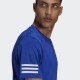 Футболка Adidas Club 3 Stripe Tee M Blue чоловіча