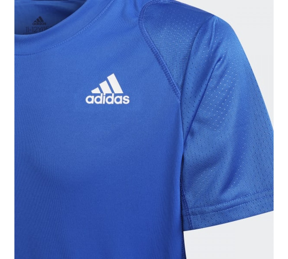 T-shirt Adidas Club 3 Stripe Tee B Blue for children