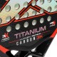 Ракетка для падел-тенісу Nox TITANIUM CARBON 3K LUX