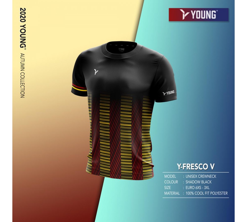 T-shirt Yang Yang Y-Fresco 5 Crew Neck Black