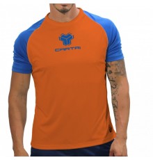 Men's T-shirt Cartri MATCH ORANGE/AZUL