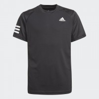 Футболка детская Adidas Club 3 Stripe Tee B Black