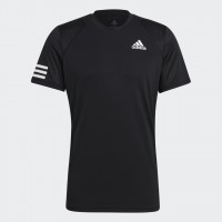 Футболка чоловіча Adidas Club 3 Stripe Tee M Black