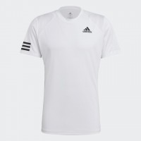 Футболка чоловіча Adidas Club 3 Stripe Tee M White